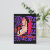 DOEM! Tijdschrift "Z" Paarse Briefkaarten (Staand voorkant)