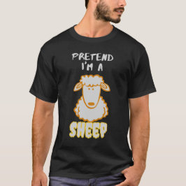 doen alsof hij een schaap is t-shirt