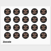 Doen alsof ik een Giraffe ben Grappig Halloween Ronde Sticker (Vel)