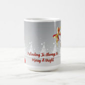 Doen alsof je altijd vrolijk en stralend Mok (Center)