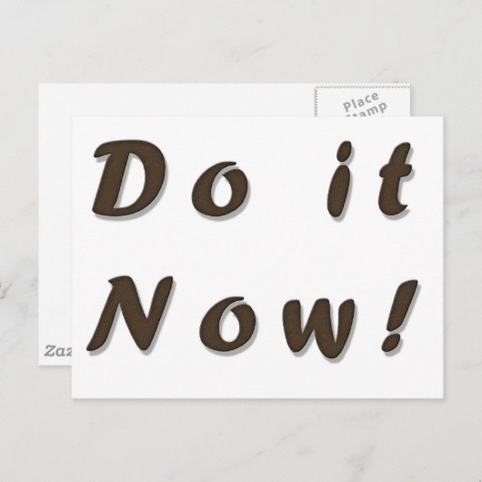 doen briefkaart (Voorkant / Achterkant)