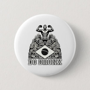 Doen Bronx Favela Mma Bjj Kickboksen Muay Thai Box Ronde Button 5,7 Cm