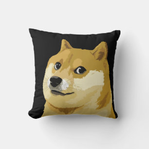 Doen in Doge Day aan de Moon Stock Market Crypto Kussen