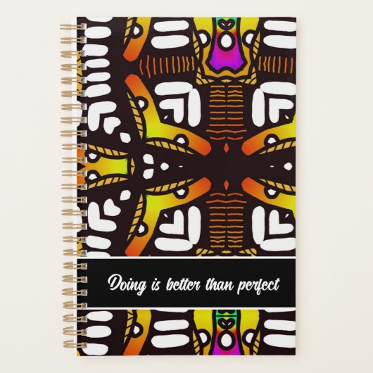 Doen is beter dan perfecte 2-planner planner (Voorkant)