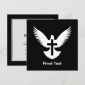 Doen met kruis kaart (Voorkant / Achterkant)