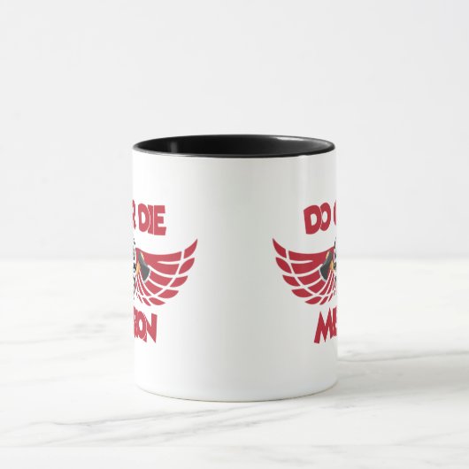 Doen of sterven mok (Midden)