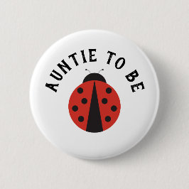 Doen om knoop voor ladybug baby shower te zijn ronde button 5,7 cm