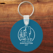 Doen Shackleton Leiderschapsenergie Managers Retro Sleutelhanger (Voorkant)