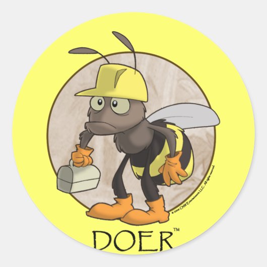 DOER STICKER (Voorkant)