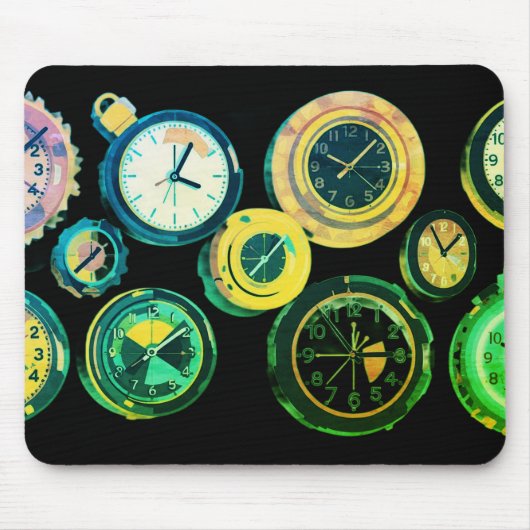 Does Anyone Really Know What Time It Is Mousepad Muismat (Voorkant)