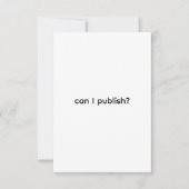 does publish work kaart (Voorkant)