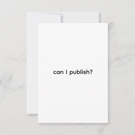 does publish work kaart (Voorkant)