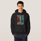 Does This  Make Me Look Retired  Retired Camping R Hoodie (Voorkant volledig)
