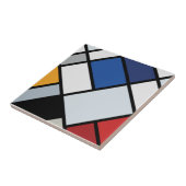 Doesburg - Contra-Compositie van Dissonanten Tegeltje (Zijkant)