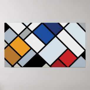Doesburg - Contra-Compositie van Dissonanties Poster