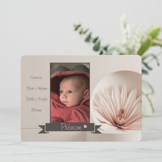 Doet Fille Kaart (Staand voorkant)