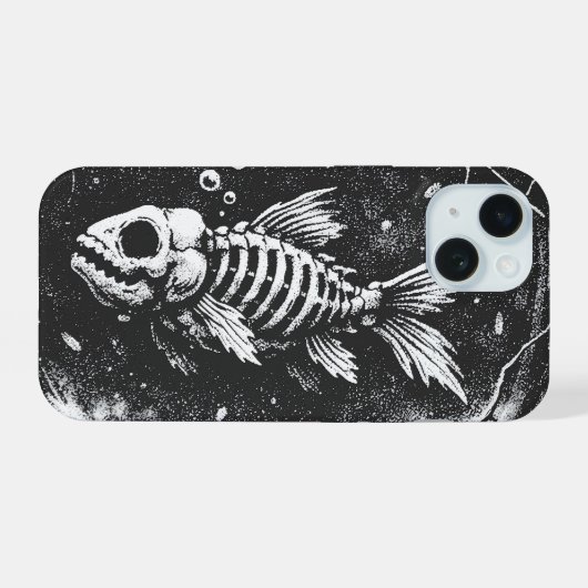 "Doet het goed" - Goudvis door BurnsInHell iPhone 15 Case (Achterkant horizontaal)