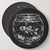 "Doet het goed" - Goudvis door BurnsInHell Ronde Button 6,0 Cm (Voorkant /achterkant)