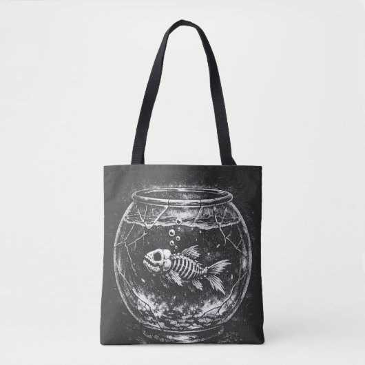 "Doet het goed" - Goudvis door BurnsInHell Tote Bag (Voorkant)