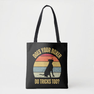 Doet je bokser ook trucs? tote bag