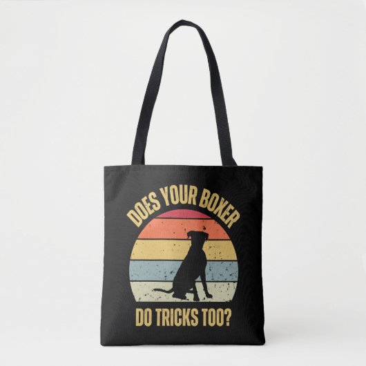 Doet je bokser ook trucs? tote bag (Voorkant)