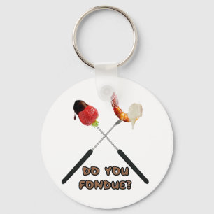 Doet u Fondue? Sleutelhanger