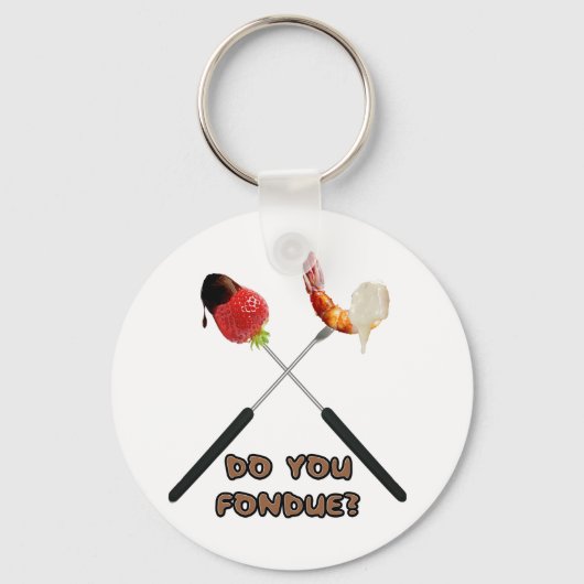 Doet u Fondue? Sleutelhanger (Voorkant)