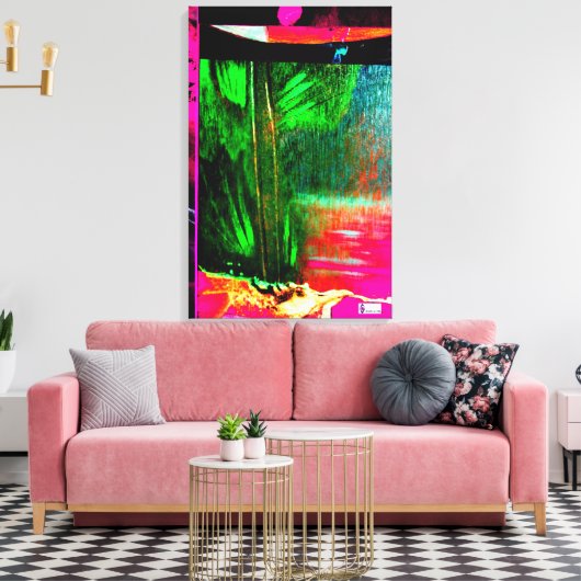 Doezelaar Stretched Canvas (Insitu (Woonkamer))