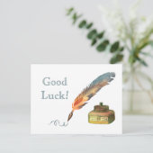 Doezelpen goed briefkaart (Staand voorkant)