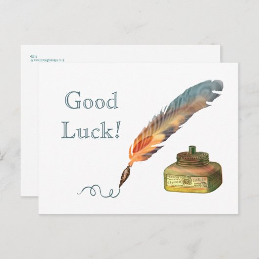 Doezelpen goed briefkaart (Voorkant / Achterkant)