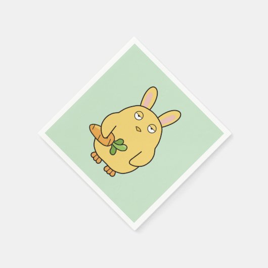 Dof kuiken, slappe oren servet (Hoek)