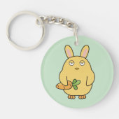 Dof kuiken, slappe oren sleutelhanger (Voorkant)