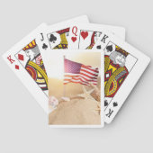 DOF - Sand Castle Flag Poker Cards Pokerkaarten (Achterkant)
