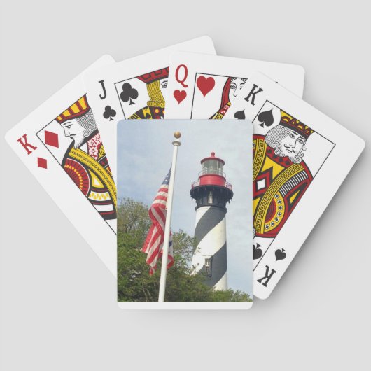 DOF - Vuurtoren en vlag poker kaarten (Achterkant)