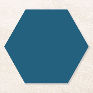 Doffe Blau, Stofblauw, Vervaaagde Jade, Kartonnen Onderzetters