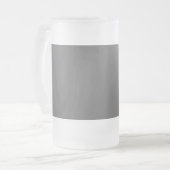Doffe Grijs Matglas Bierpul (Voorkant links)
