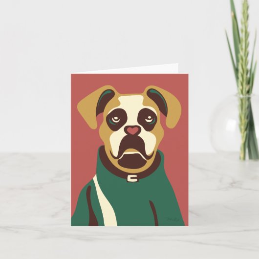 Dog #001 door Phillip Clark ・ PerfectlyHank.com Kaart (Voorkant)