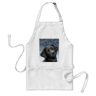 Dog 100 zwarte labrador standaard schort