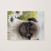 Dog 114 Puppy Pug Legpuzzel (Horizontaal)
