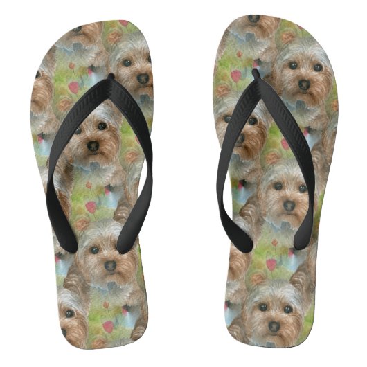 Dog 117 Yorkie Teenslippers (Voetbed)