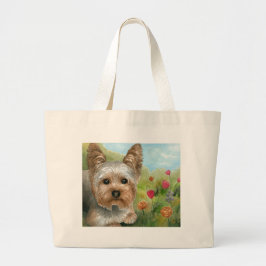 Dog 117 Yorkshire Grote Tote Bag