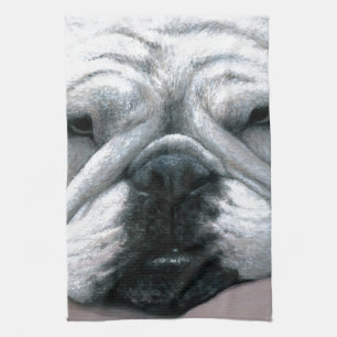 Dog 118 English Bulldog Theedoek
