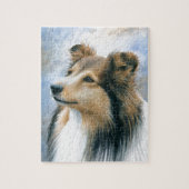 Dog 122 Sheltie Collie Legpuzzel (Verticaal)