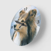 Dog 122 Sheltie Collie Ronde Klok (Hoek)