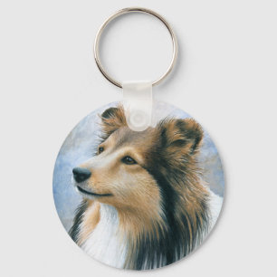 Dog 122 Sheltie Collie Sleutelhanger
