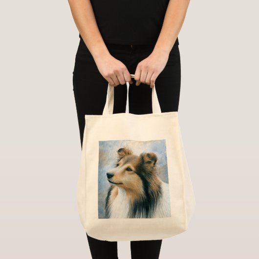 Dog 122 Sheltie Collie Tote Bag (Voorkant (product))