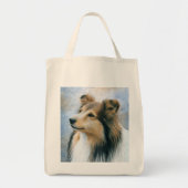 Dog 122 Sheltie Collie Tote Bag (Voorkant)