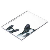 dog 128 Boston Terrier Notitieboek (Linkerzijde)