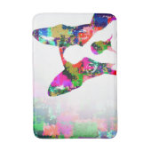 Dog 135 boston doodsbang badmat (Voorkant Verticaal)