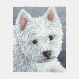 Dog 137 Westie Fleece Deken